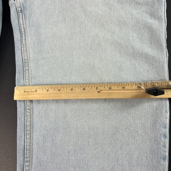 Y2K Levi's Jeans Mens 35x31* 560 Loose Tapered Blue Faded Cotton Denim Tag 36x32 - Picture 13 of 16